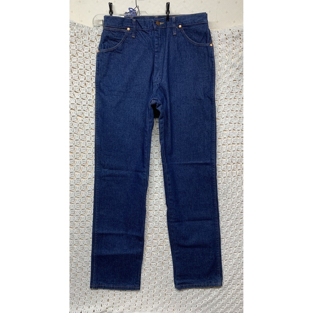 Wrangler High Rise Cowboy Cut Jeans - Dark Blue - Picture 6 of 12